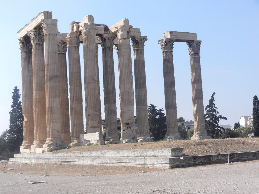 Take a look at Temple of Zeus while on Athens Marathon Greece