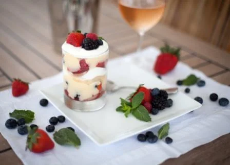 Summer Trifle-Chef Sara. Yacht Cuisine