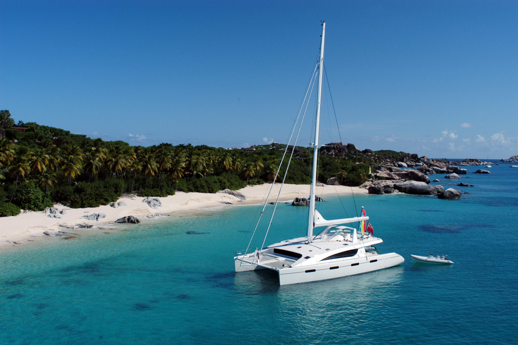 charter a catamaran in the caribbean