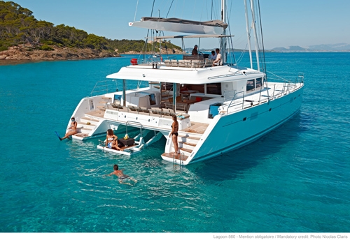 Blue Moon luxury charter catamaran