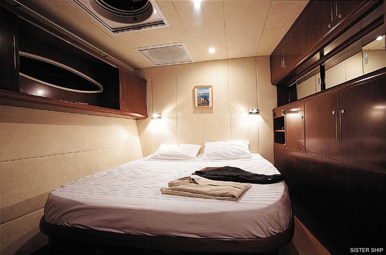 Master cabin onboard