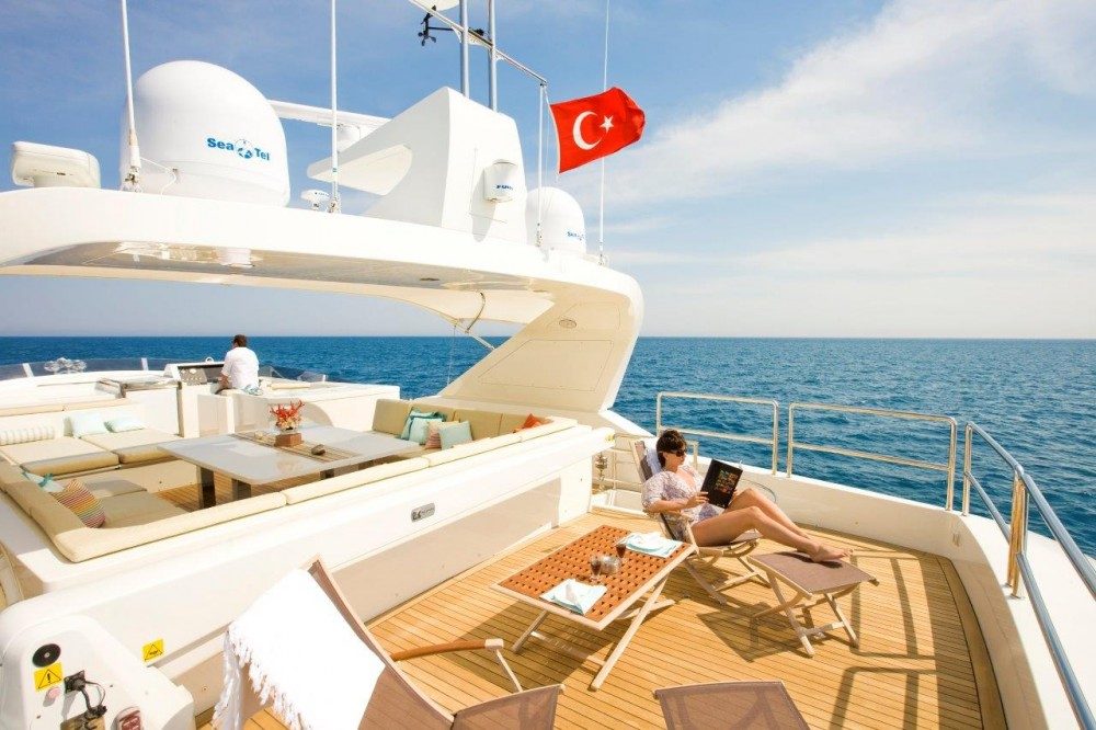 Turkey Luxury Yacht Charter Sunkiss - sun deck