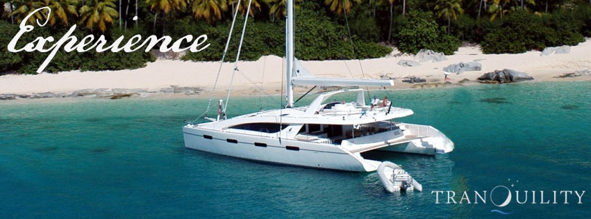 BVI luxury catamaran charter "Tranquility"