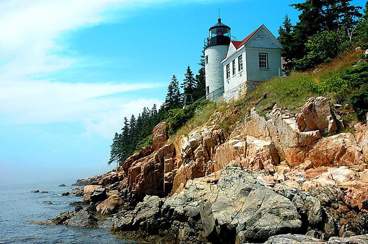 Bass Harbour Lighthouse, Maine. New England Yacht Charter