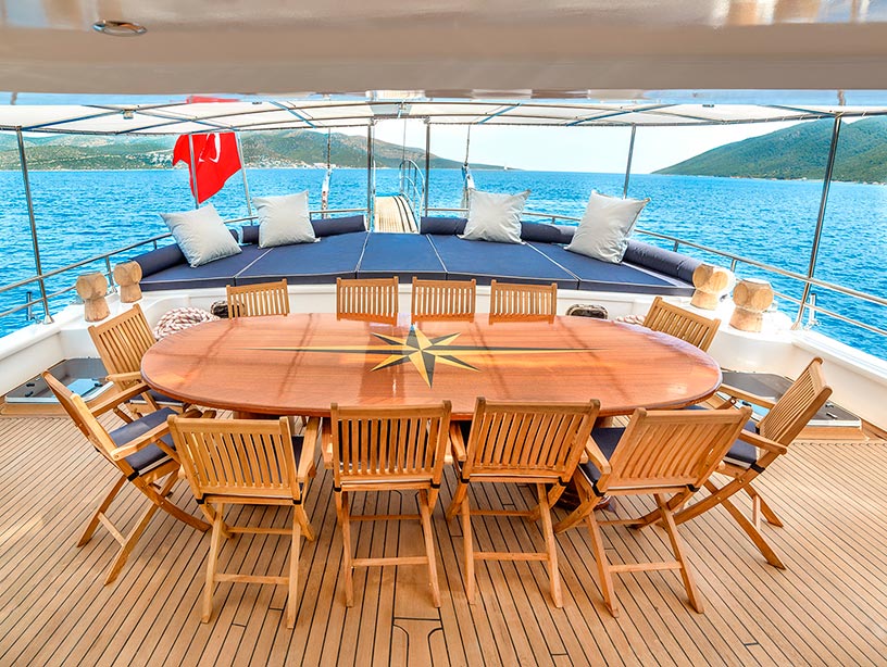 Luxury yacht charter Bella-mare. Sailing Turkey and Greece.