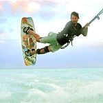 kiteboarding with catamaran Rocketeer