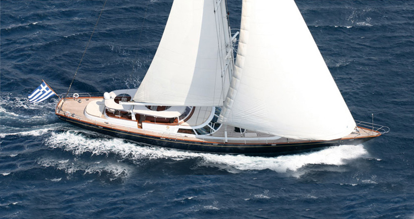 Greece luxury yacht charter GITANA