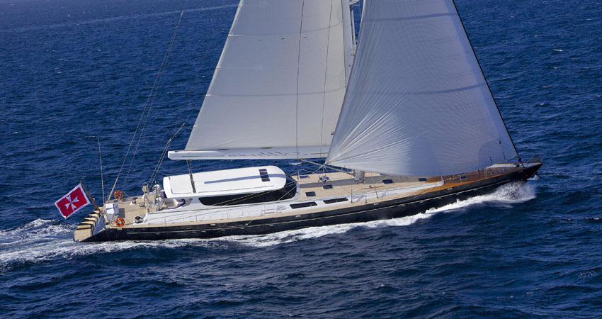 Greece luxury yacht charter ALLURE.