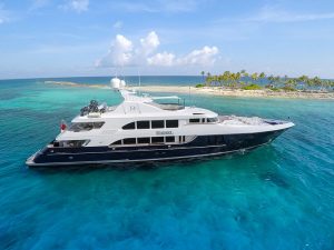 M/Y REBEL offering a Caribbean motor yacht charter special 