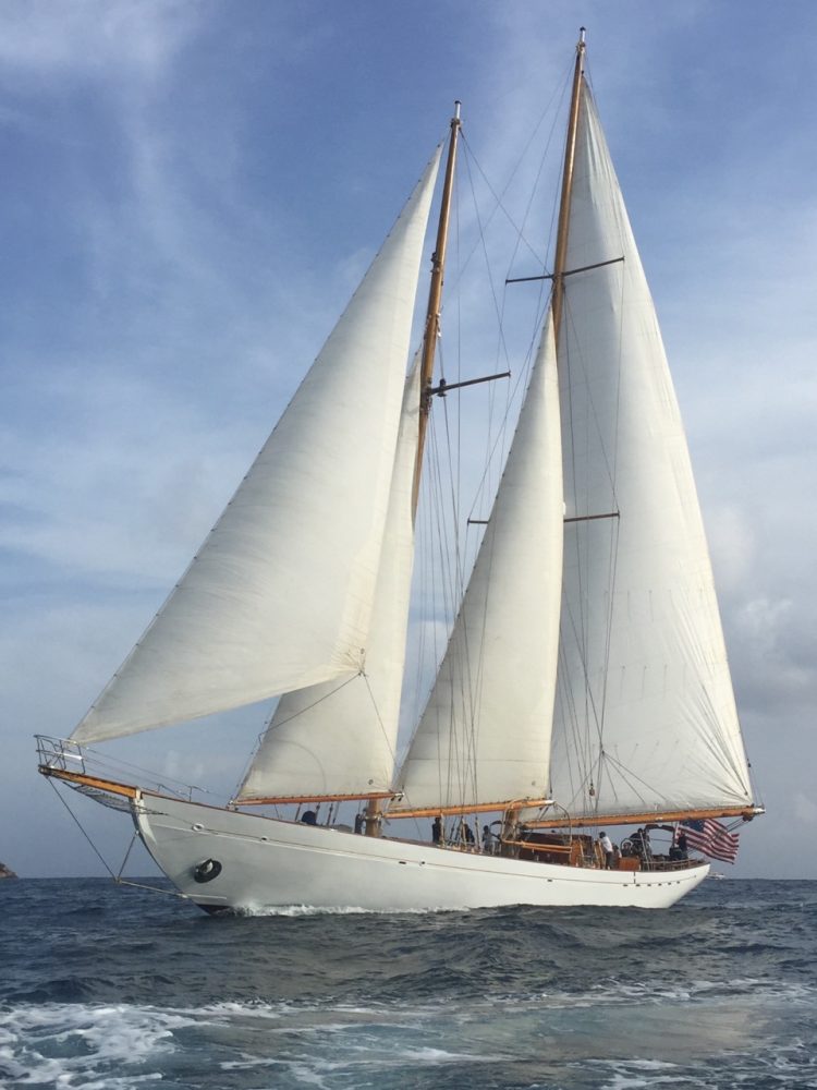 Classic sailing yacht EROS