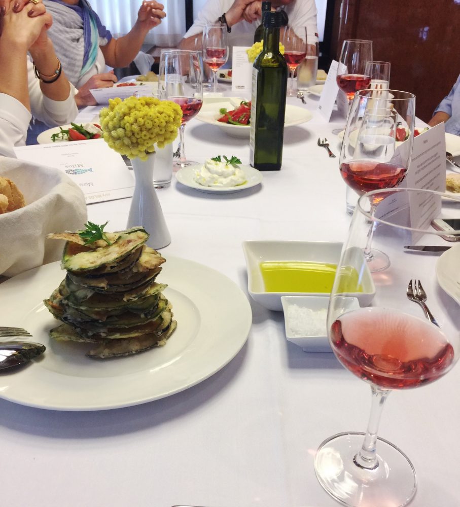 Greek yacht charter MILOS AT SEA Cuisine Dining