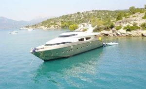 Greece motor yacht charter ZAMBEZI