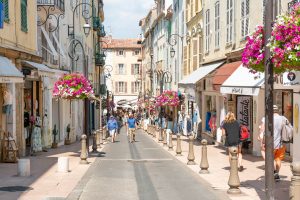 streets of antibes, france