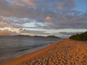 Paradise Beach on Nevis.