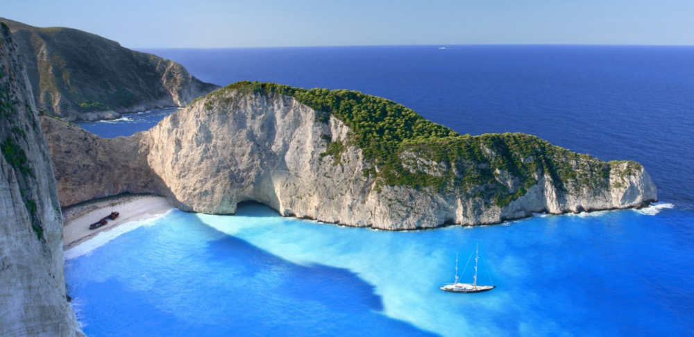 a secluded beach is part of Ionian Islands Yacht Charters