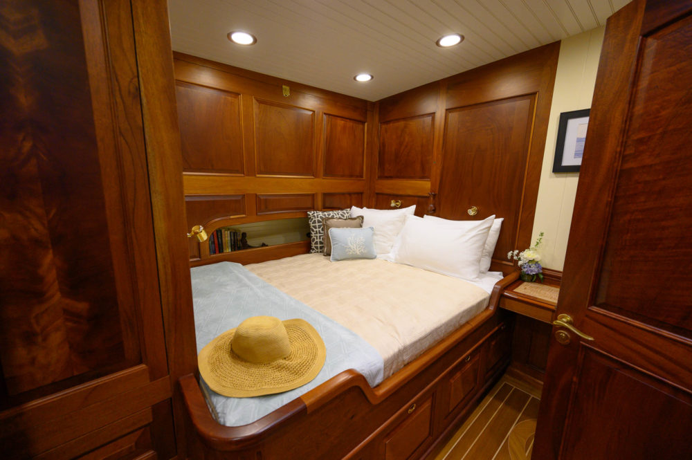 One of the Guest Cabins on Sailing Yacht COLUMBIA New England