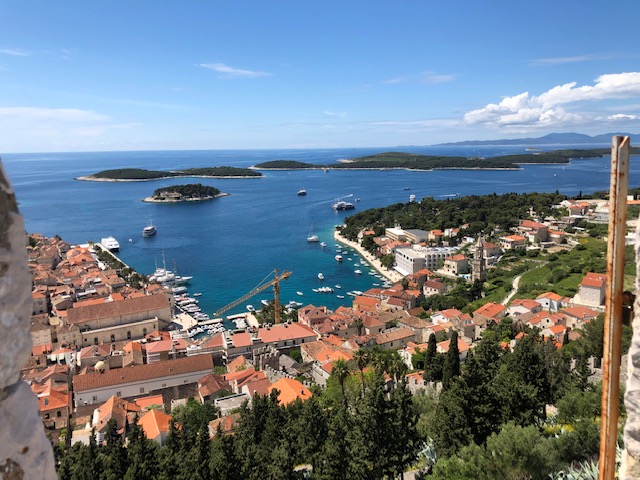 Overlooking Hvar Town, Hvar Croatia