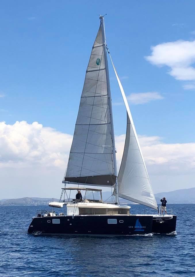 Greece catamaran New Horizons