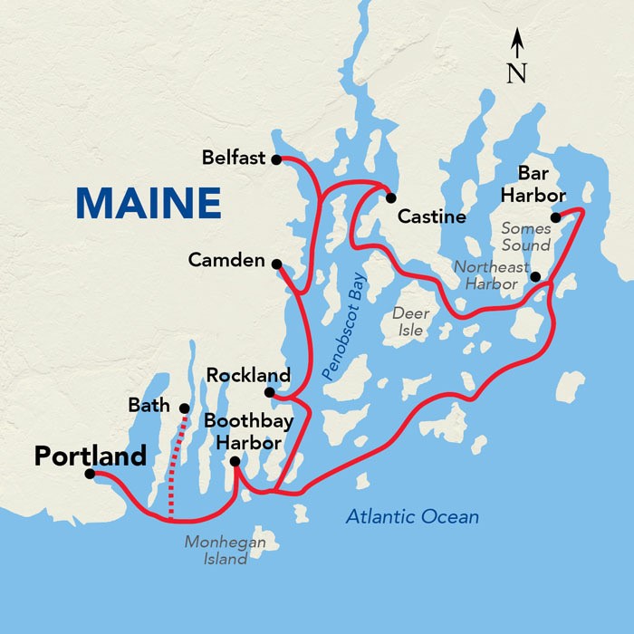 Yacht chartering in Maine