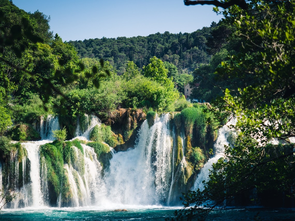 Krka Falls in Sibenik