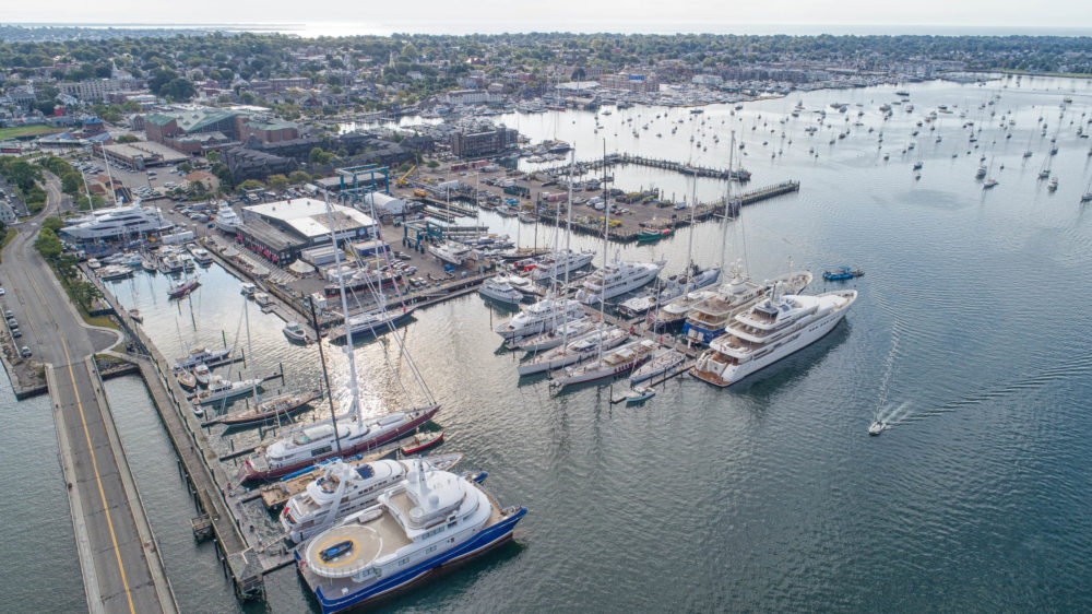 Start off your yacht charter New England at NEWPORT SHIPYARD
