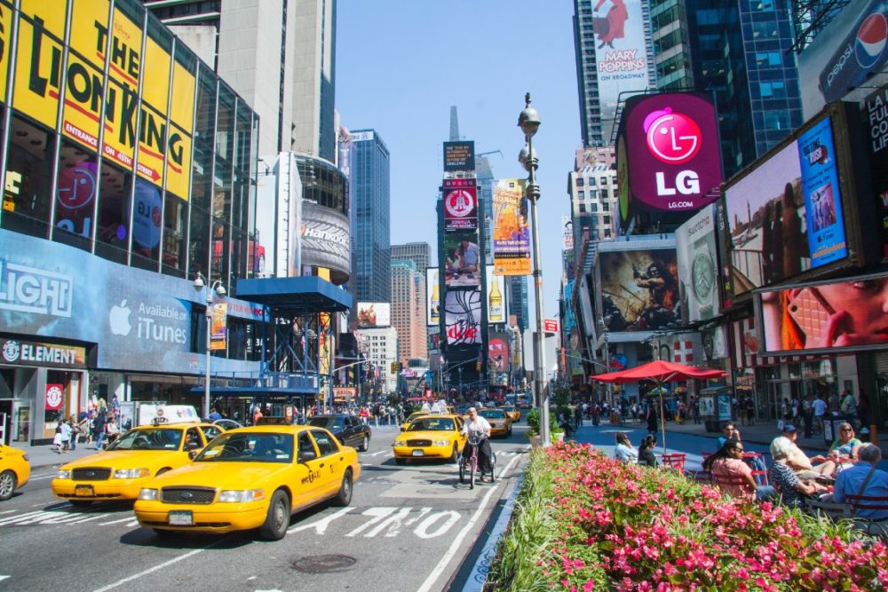 Times Square in New York City