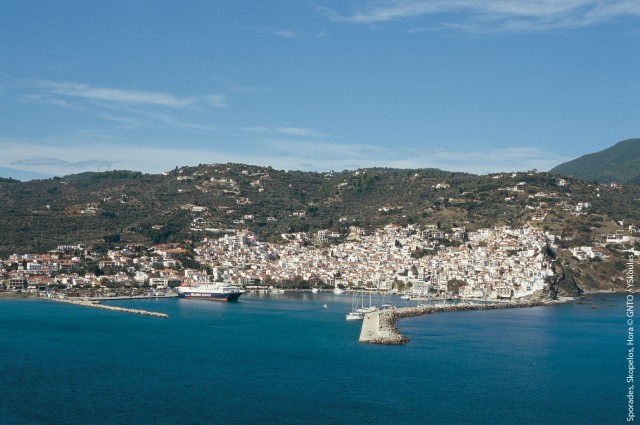 Port on one of the Sporades Islands