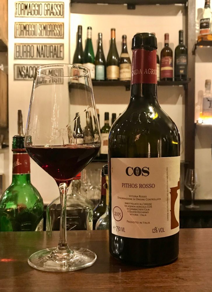 Cerasuolo di Vittoria Red Wine from COS in Vittoria, Sicily. 