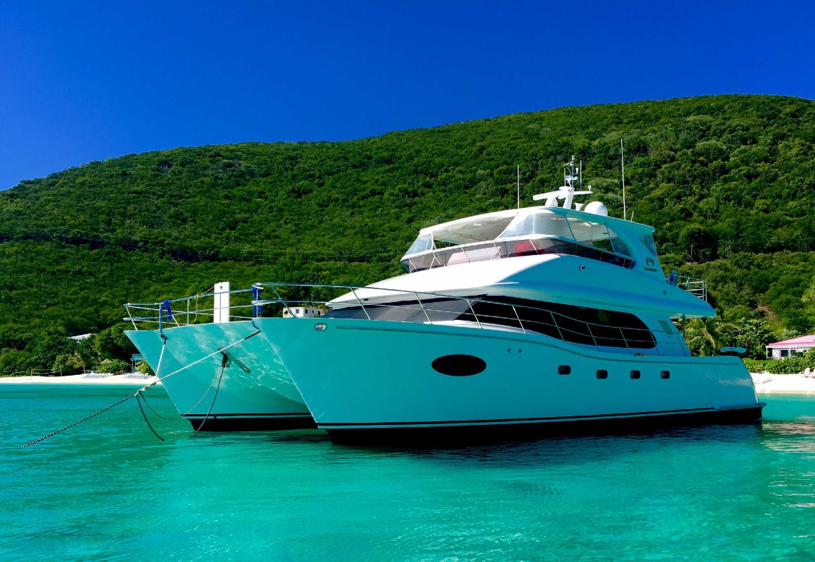 british virgin islands power catamaran rental