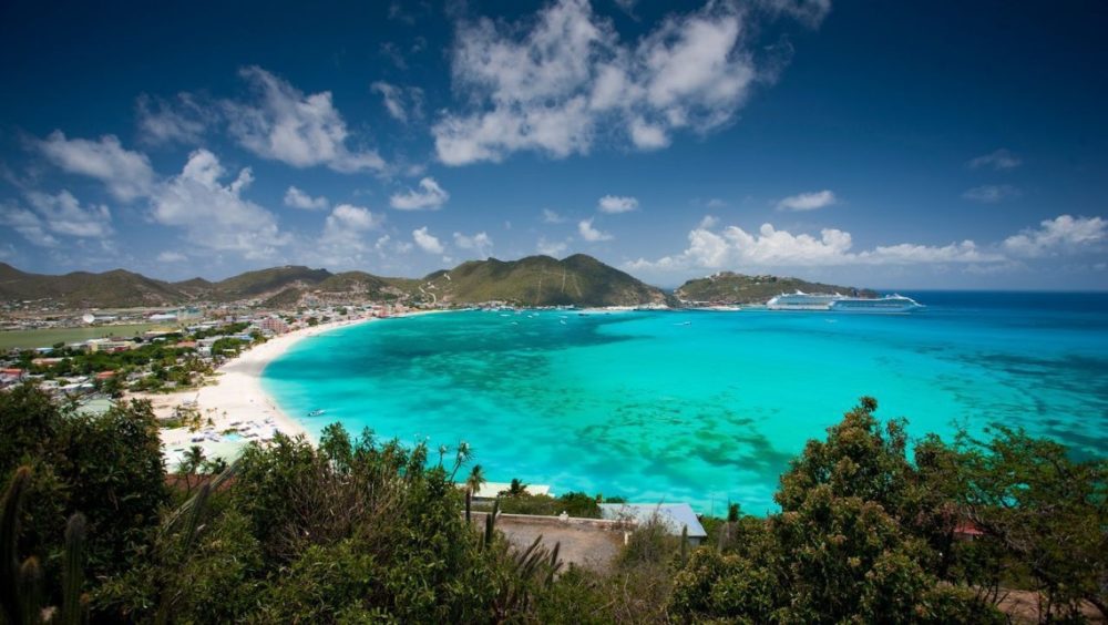 One of St. Martin's beautiful beaches.