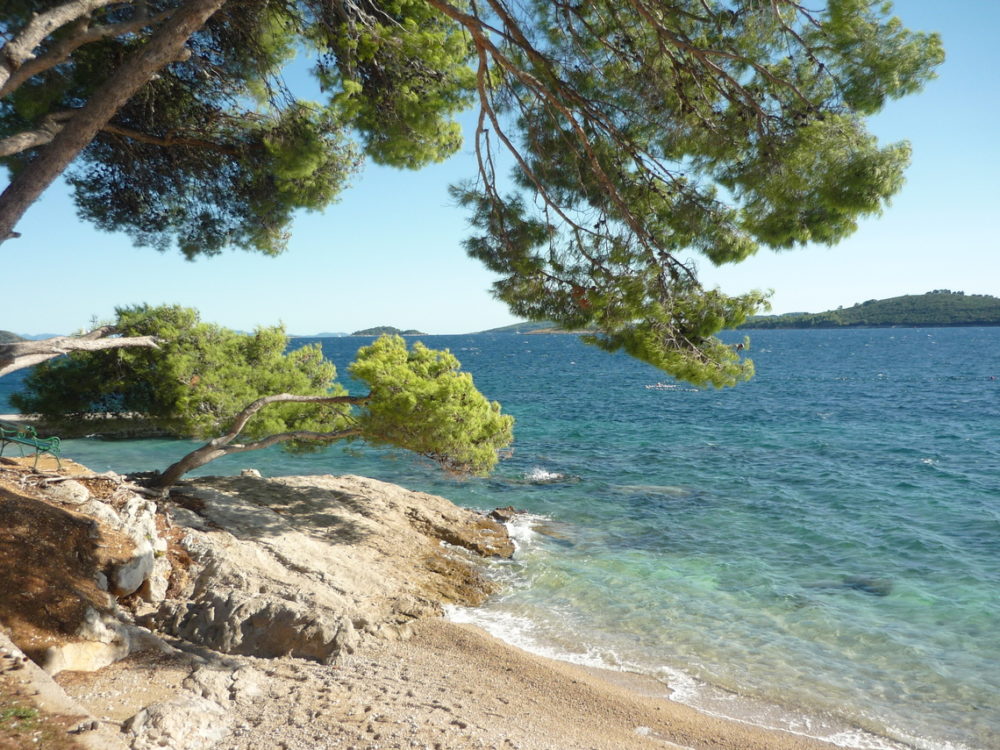 One of the Peljesac Getaway Insights is a visit to the beach near Orebic 