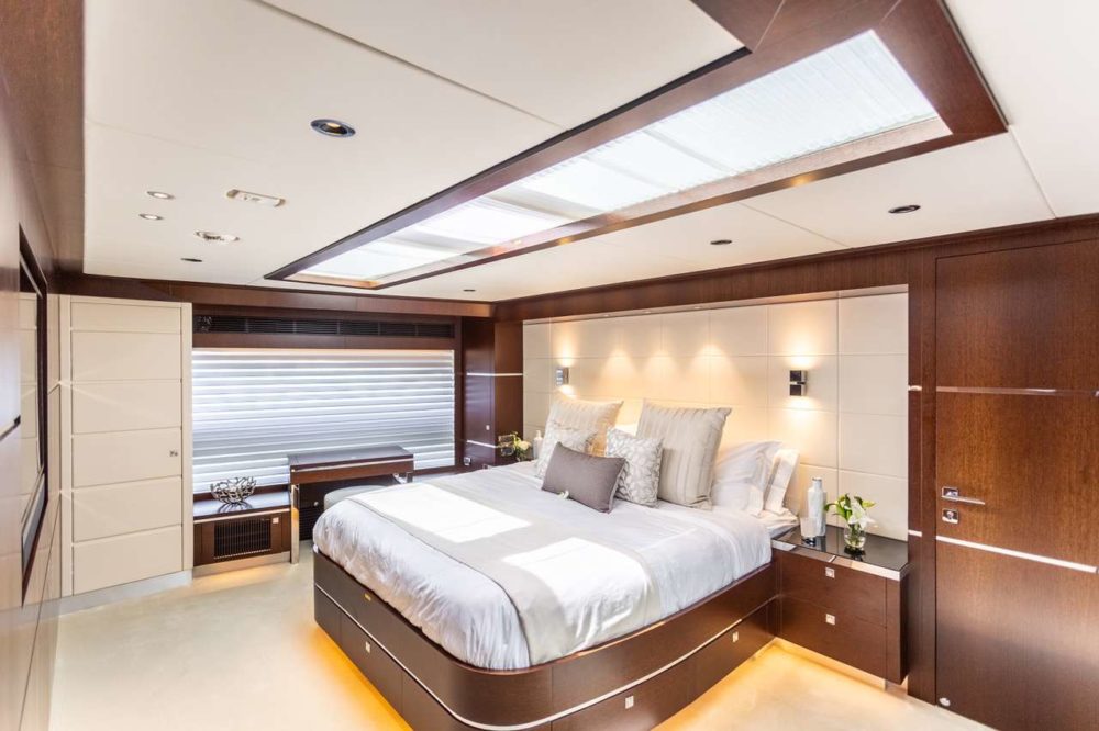 master bedroom yacht