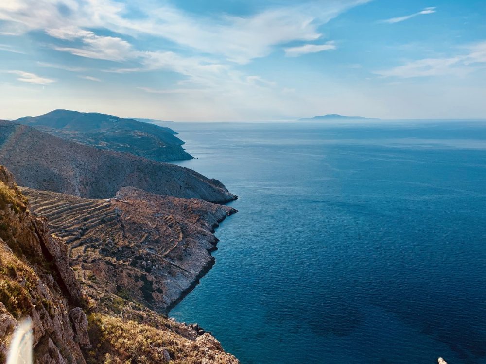 Coast of Folegandros, Greece