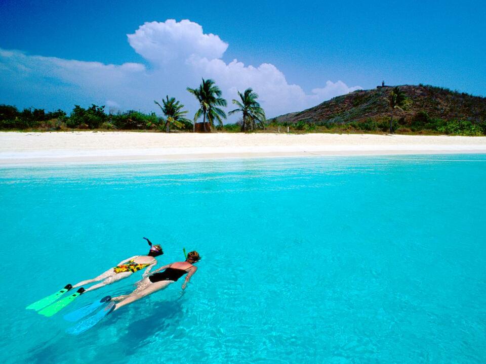 Snorkeling at Culebrita in the Spanish Virgin Islands