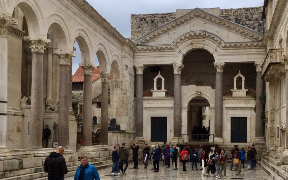 Square in the Diocletian Palace, Split