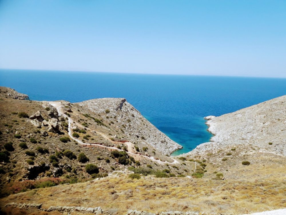 Walking path on Syros