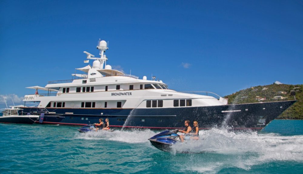 M/Y Broadwater, photo credit Billy Black. One of the feature yachts