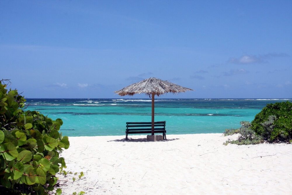 One of the beaches on Anegada, British Virgin Islands