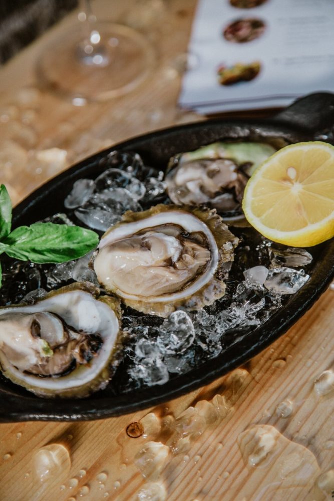 Fresh Oysters from Bota Sare in Ston, Croatia. Croatia Cuisine