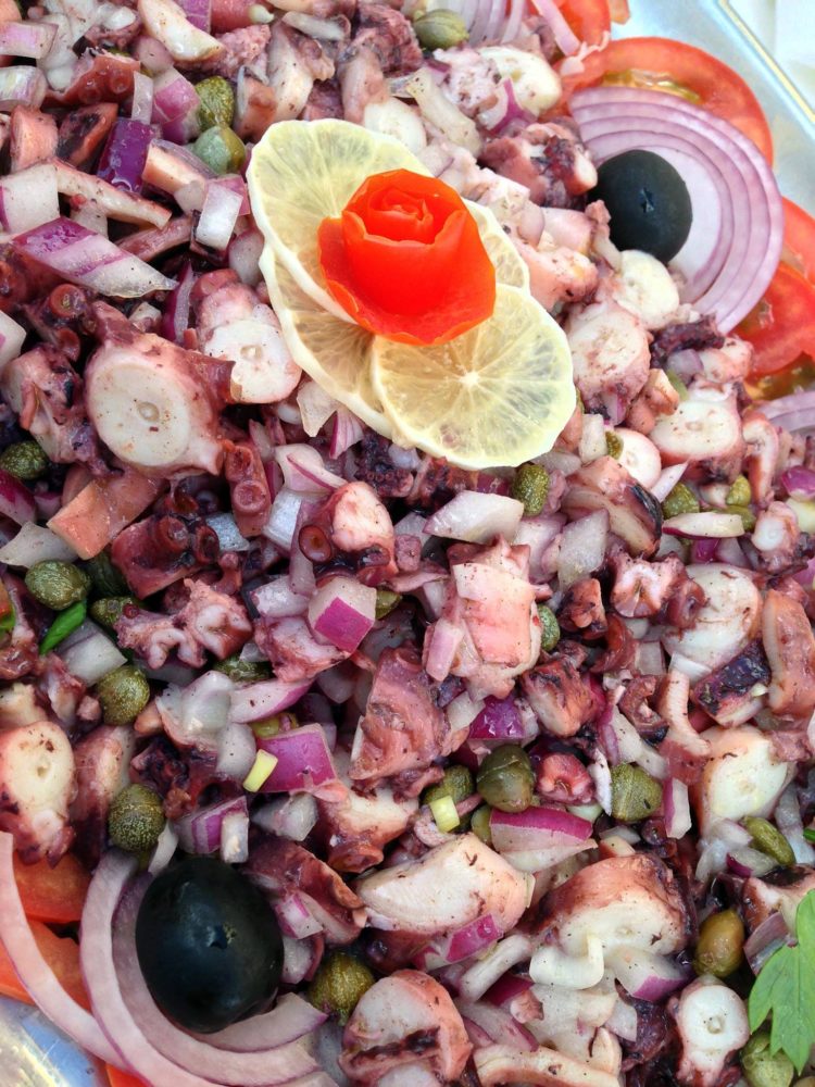 Octopus Salad at Proto Restaurant in Dubrovnik.