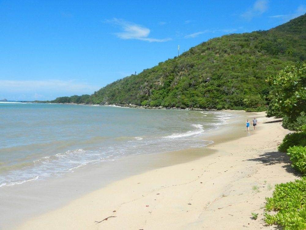 A beach on Virgin Gorda, British Virgin Islands