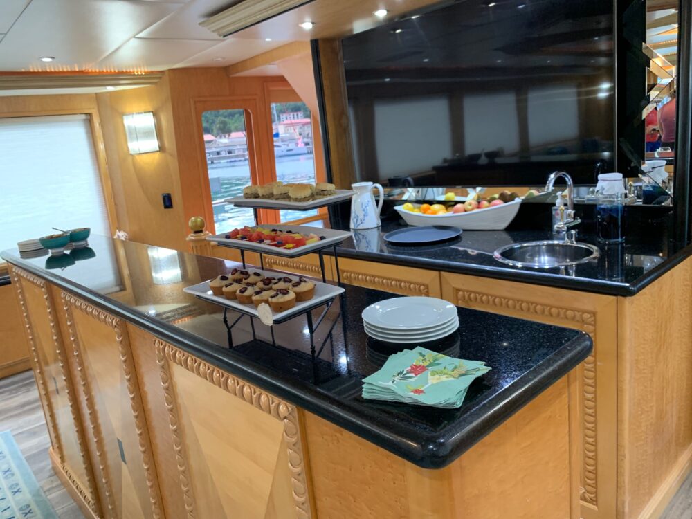 interior of yacht LADY SHARON GALE