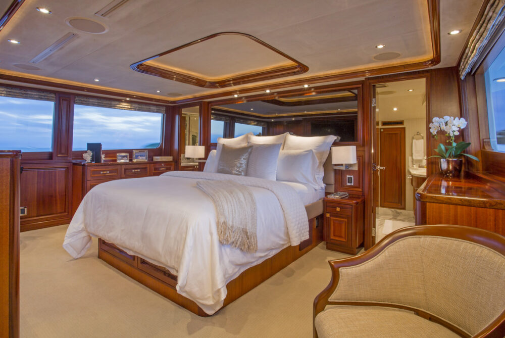 Antares' master stateroom