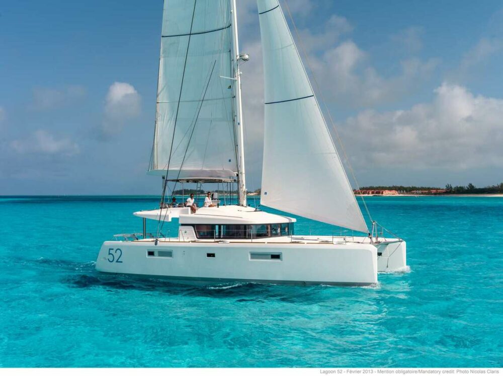 Step aboard GRACE Greece catamaran charter from Athens