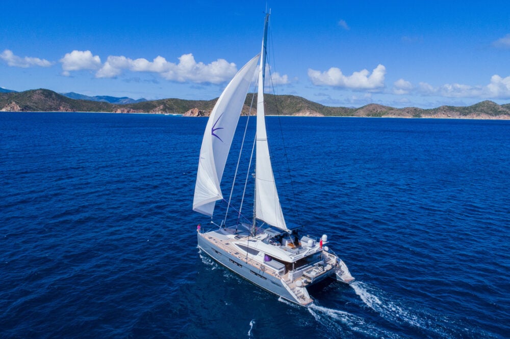 The NAMASTE catamaran for a Summer New England Charter