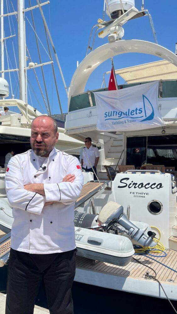 turkey yacht chef on motor yacht SIROCCO