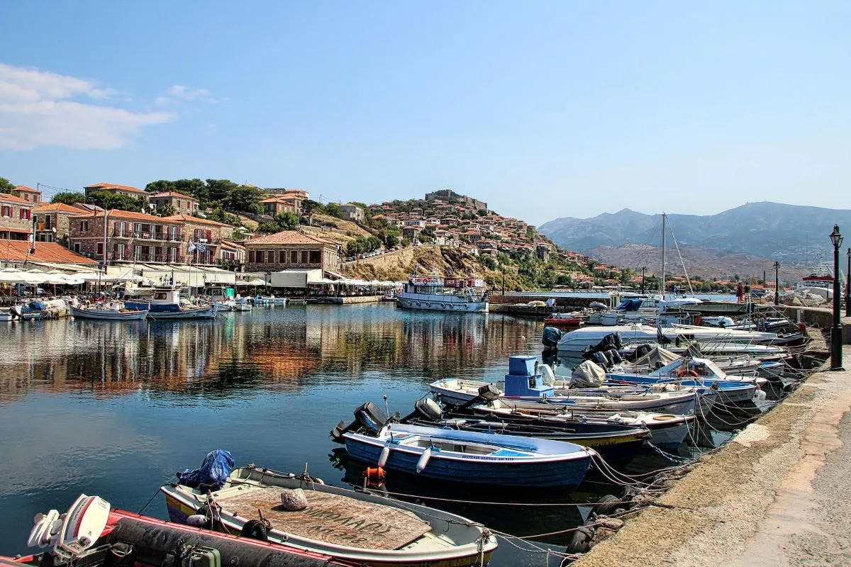Explore Lesbos Greece on a Luxury Yacht Charter