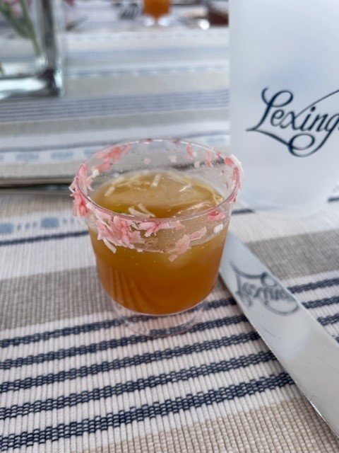 Lexington's winning tropical sunset cocktail