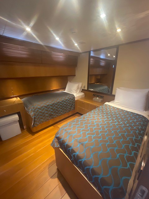 Twin cabin of Turkish Gulet Yacht Charter