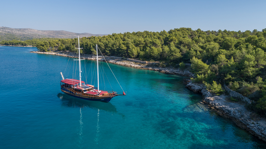 Turkish Gulet Yacht Charter is available in Croatia